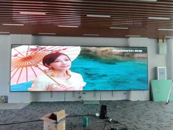 南召P1.53led小间距屏安装案例